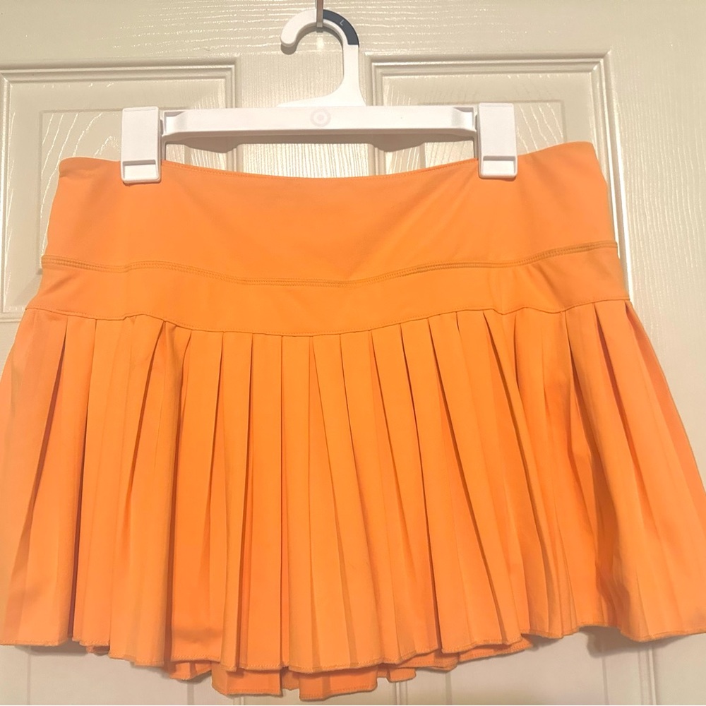 Vibrant Orange Mini Skirt
